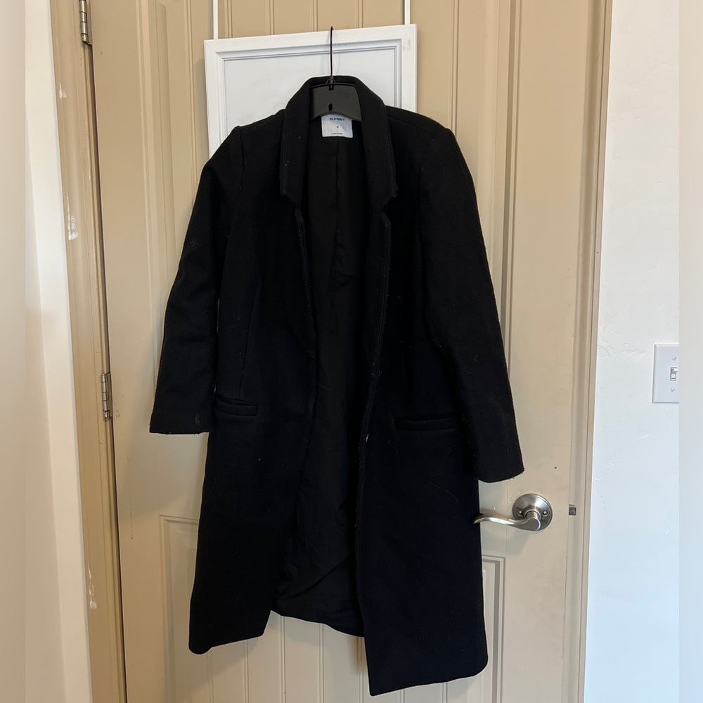Old Navy Black Peacoat